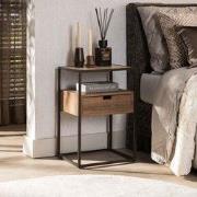 Hoyz Collection - Nachtkastje Cassetto 1 Lade - Keramiek Travertin