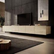 Meubella - TV-Meubel Calabas - Eiken - 300 cm