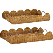 Mica Decorations Eleta Dienblad - Dienbladen Set van 2 - Decoratie Woo...