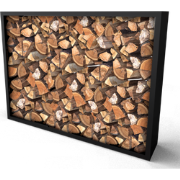 Beltza zwarte Houtopslag Lengte: 2000 Breedte: 385 Hoogte: 1500