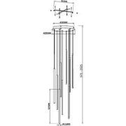 Maytoni - Hanglamp Light stick - Messing - Ø35