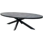 Foxton dining tafel ovaal midnight grey 241 x 116 cm