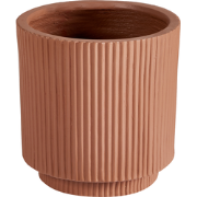 DARIA - Bloempot - 24x24x24 cm - Goudbruin - Kleivezels