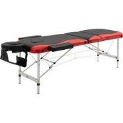 Aluminium Massagetafel Opvouwbaar - In hoogte verstelbaar met hoofdste...