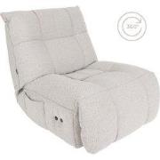 Relaxfauteuil Just Chill - Naturel Boucle - Op Accu