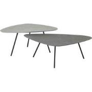 DTP Home Coffee table Plectro Air, set of 2,38x90x50 cm (color: Frost)...