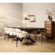 Starfurn Eettafel Brandy Black | 240 cm | Ovaal