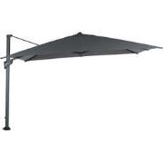 Garden Impressions Hawaii zweefparasol King Pole 400x400 cm - donker g...