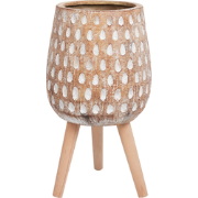 ASCLEPIAS - Bloempot - Lichtbruin - Magnesium