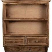 Clayre & Eef Wandkast 56x13x60 cm Bruin Hout