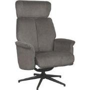 LABEL51 Fauteuil Verdal - Antraciet - Cosmo - 77x79x109 cm