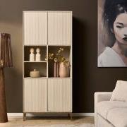 Starfurn - Vakkenkast Madison - Beige - 45x90x200 cm