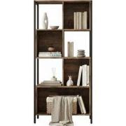 Open Boekenkast Industrieel – Hout & Metaal – 4 Planken – 74 × 29,6 × ...