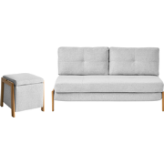 EDLAND - Bankenset - Lichtgrijs - Polyester