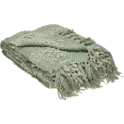 VELLA - Plaid - Groen - 220 x 240 cm - Polyester