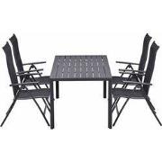 Garden Impressions Santos tuinset 5-delig - Kasper tuintafel 160x84 cm...