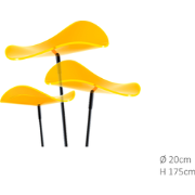 3 stuks! Zonnevangers Lucy Geel groot 175x20 cm Cazador Del Sol