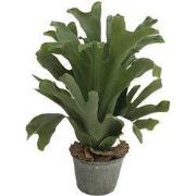 Hertshoorn in pot 43 cm kunstplant