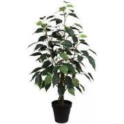 Ficus Bonsai Donkergroen 60 cm kunstplant