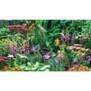 Bloemenmix 130x70cm Tuinschilderij