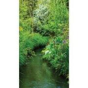 Beekje 70x130cm Tuinschilderij