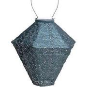 Diamond dia. 28 cm Lace grijs blauw lampion