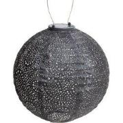 Round dia. 30 cm Paisley donker grijs lampion