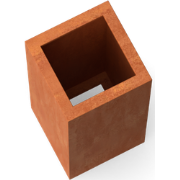 Artesa Rechthoekige plantenbak cortenstaal L40 x B40 x H100 cm