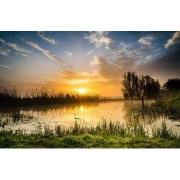 Tuinschilderij zonsopkomst 70x50cm