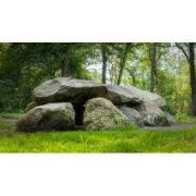 Tuinschilderij hunebed 70x50cm