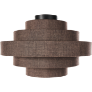 EREBATO - Plafondlamp - Bruin - Linnen