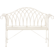 MILAZZO  - Tuinbank - Gebroken wit - IJzer