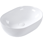 OMOA - Wastafel - Wit - 48 x 34 cm - Keramiek