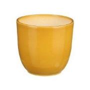 Tusca pot rond oker - h11xd12cm