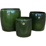 Pot met rand Groen L 30x32cm