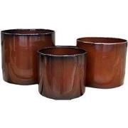 Pot Cylinder Vibrant Bruin S