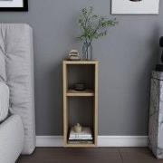 Modern Zwevend Nachtkastje Wandrek Eikenlook Melamine Sault