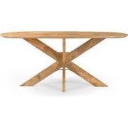 Benoa Eettafel Deens Ovaal Runa met Houten Onderstel 220