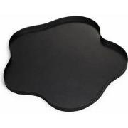 LOFT42 Serva Organisch Metalen Dienblad – Zwart – Ø60 cm