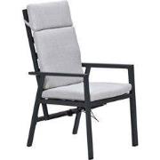 Garden Impressions Kasper tuinstoel verstelbaar - donker grijs