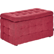 MICHIGAN - Ottomaan - Rood - Stof