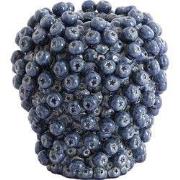 Light & Living - Vaas BERRIES - Ø25.5x27 cm - Blauw