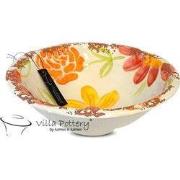 Villa Pottery  Flowergarden schaal Oranje - cm