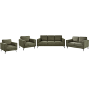 LOUSTO - Bankenset 7-zits - Groen - Polyester