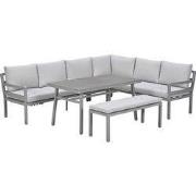 Garden Impressions Markus lounge dining set 4-delig - taupe