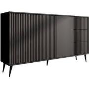 Meubella - Dressoir Winq - Antraciet - 180 cm