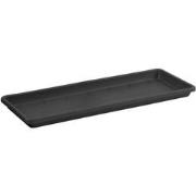 2 stuks - Elho Barcelona balkonbak schotel 50cm antraciet