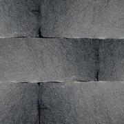Minimaal 5 stuks! Basalt Rion muurelementen met gekapte kanten 50x12x1...
