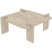 Vierkant Salontafel met afgeronde randen L90 cm NOMA