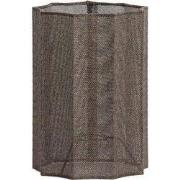Cilinder lampenkap Disli - Donkerbruin - Ø18cm